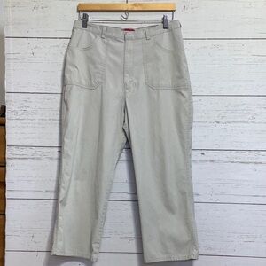 Gloria Vanderbilt Lightweight Tan Stretch Capri/Cropped Pants, size 12